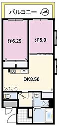 間取図画像 2DK