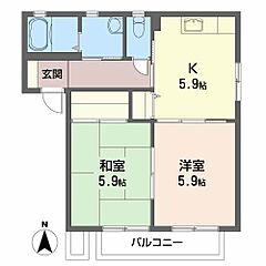 物件の間取り