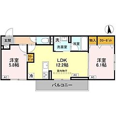 物件の間取り