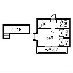 間取図画像 1K