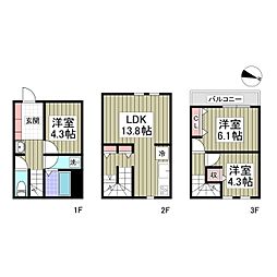 間取図画像 3LDK