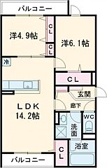 物件の間取り