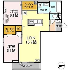 物件の間取り