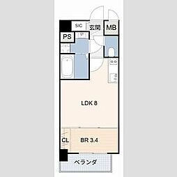 (仮称)豊田駅前新築ビル 1LDKの間取図画像