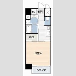(仮称)豊田駅前新築ビル 1Kの間取図画像