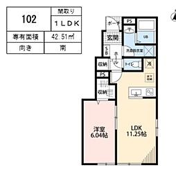 間取図画像 1LDK