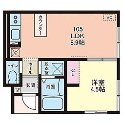 間取図画像 1LDK