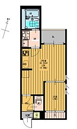 間取図画像 1LDK