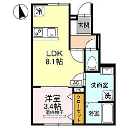間取図画像 1LDK