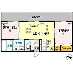 物件の間取り
