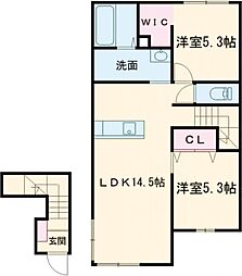 間取図画像 1LDK