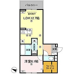 間取図画像 1LDK