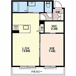 間取図画像 1LDK