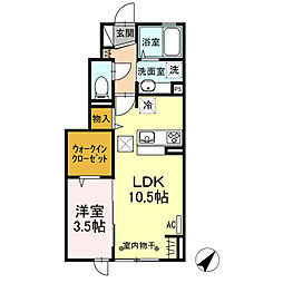 間取図画像 1LDK