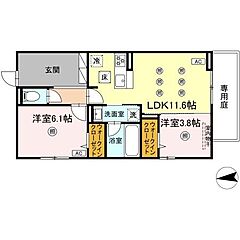 物件の間取り