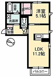 間取図画像 1LDK
