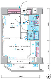 台東区千束4丁目マンション 1LDKの間取図画像