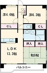 物件の間取り