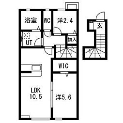 グランレジデンス I 2LDKの間取図画像