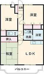 ファインフィールド・K 3LDKの間取図画像