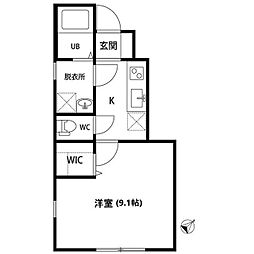 OTATETTO 1Kの間取図画像