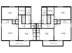 フィオーレA 2LDKの間取図画像