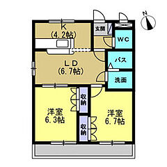 物件の間取り