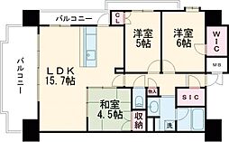 サンパーク熊本駅東テラス 3LDKの間取図画像
