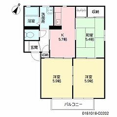 物件の間取り
