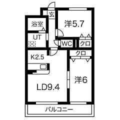 物件の間取り