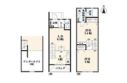 プレミアム東佐賀 2LDKの間取図画像