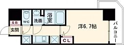 S-RESIDENCE堺湊駅前azure 1Kの間取図画像
