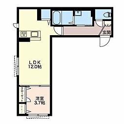 well-being 1LDKの間取図画像
