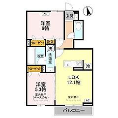 物件の間取り