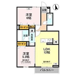 物件の間取り