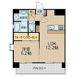 ReginaHONJO 1LDKの間取図画像