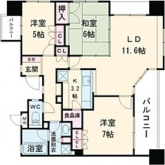 物件の間取り