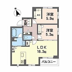 物件の間取り