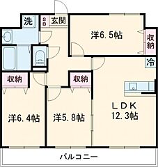 物件の間取り