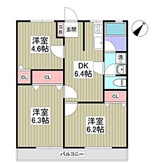 物件の間取り