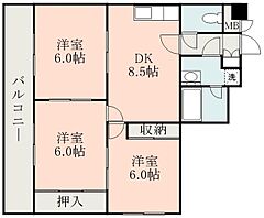 物件の間取り