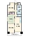 ベルヒルズ・則松6階6.4万円