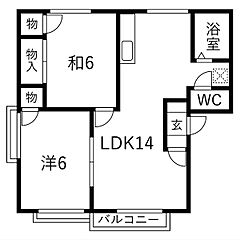 物件の間取り