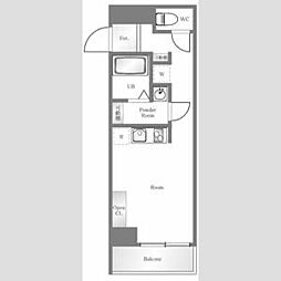 ペガサスステーションプラザ蒲田 ワンルームの間取図画像