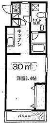 インペリアル寿町マンション 1Kの間取図画像