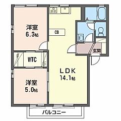 物件の間取り