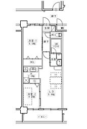 (仮称)コンダクトレジデンスTOKURIKI 2LDKの間取図画像