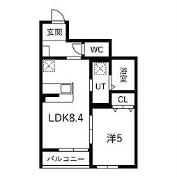 Gran Class V(グラン クラス) 1LDKの間取図画像