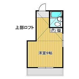 モールセゾン原 ワンルームの間取図画像