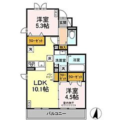 物件の間取り